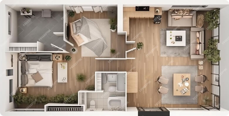 Modern Duplex